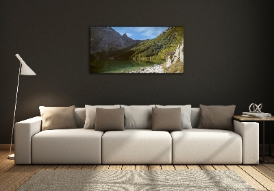 Foto obraz szklany Morskie oko Tatry