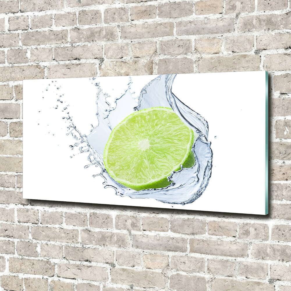 Fotoobraz na ścianę szkło hartowane Limonka