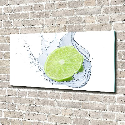 Fotoobraz na ścianę szkło hartowane Limonka