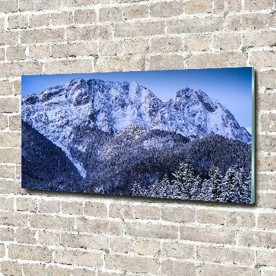 Foto obraz szkło hartowane Giewont Tatry