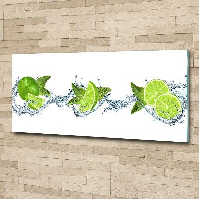 Fotoobraz na ścianę szkło hartowane Limonka