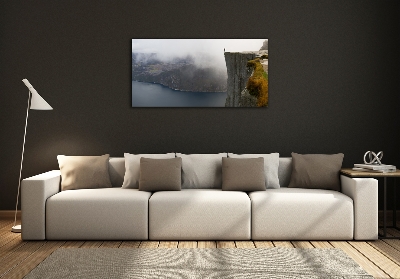 Foto obraz szkło hartowane Norweski klif
