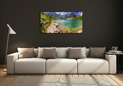 Foto obraz szklany Morskie oko Tatry