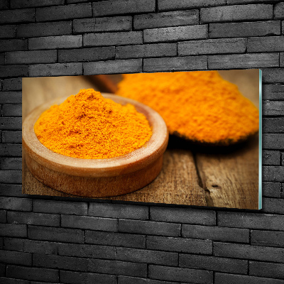 Foto obraz szklany Przyprawa kurkuma