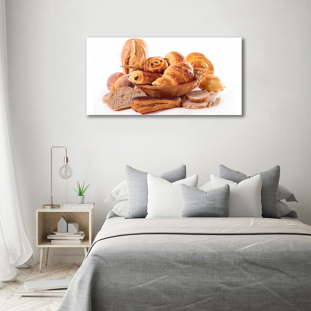Foto obraz szkło hartowane Pieczywo