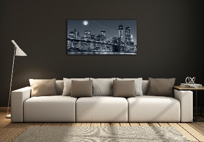 Foto obraz szklany Manhattan Nowy Jork