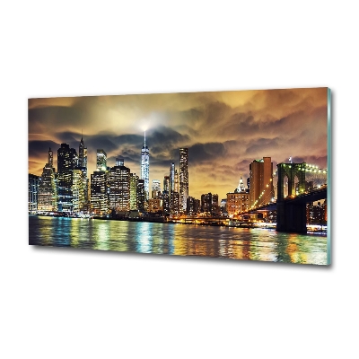 Foto obraz szklany Manhattan Nowy Jork