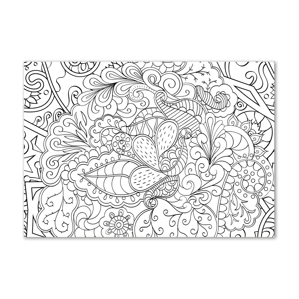 Foto obraz szkło hartowane Ornamenty