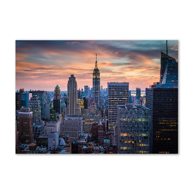 Foto obraz szklany Manhattan Nowy Jork