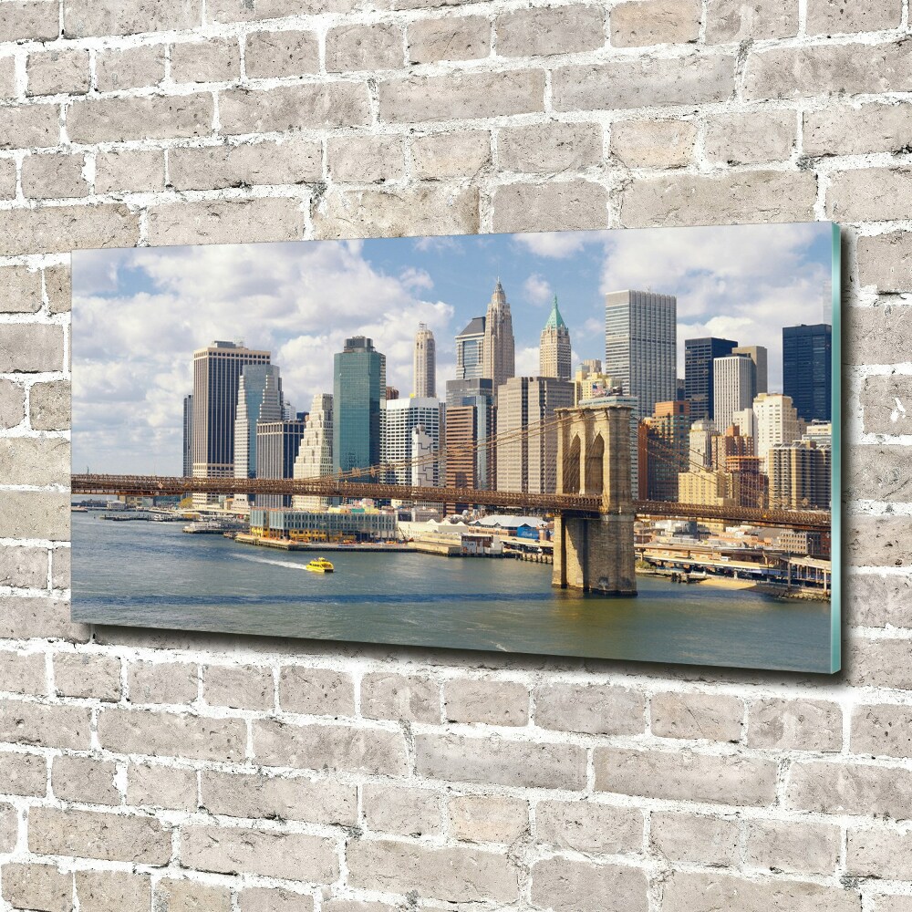Foto obraz szklany Manhattan Nowy Jork