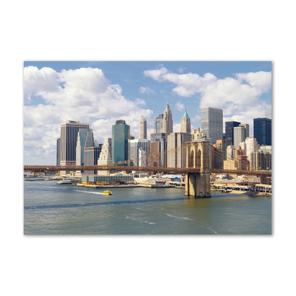 Foto obraz szklany Manhattan Nowy Jork