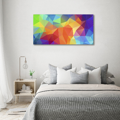 Foto obraz szklany Geometryczne tło