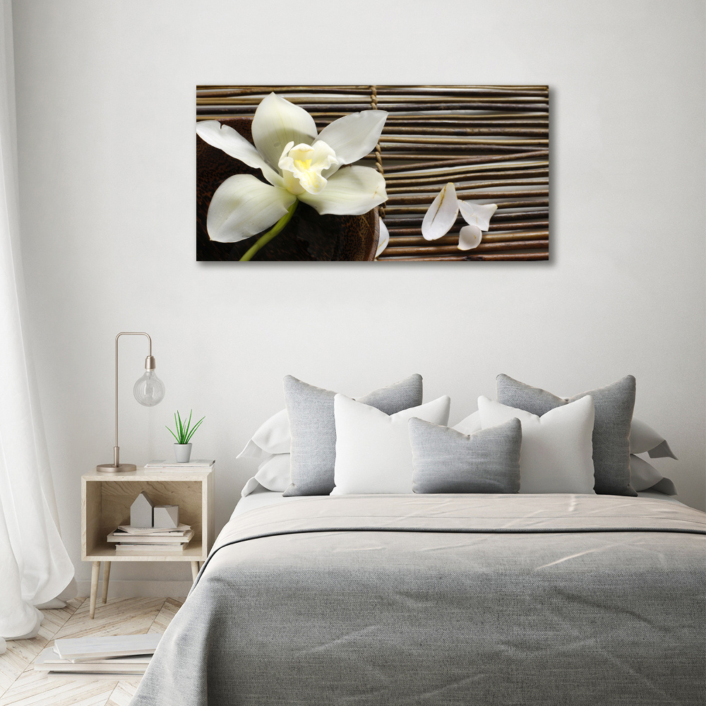 Foto obraz szkło hartowane Orchidea