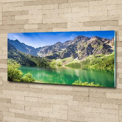 Foto obraz szklany Morskie oko Tatry