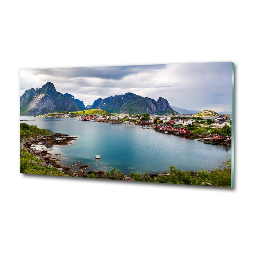 Foto obraz szklany Lofoty w Norwegii