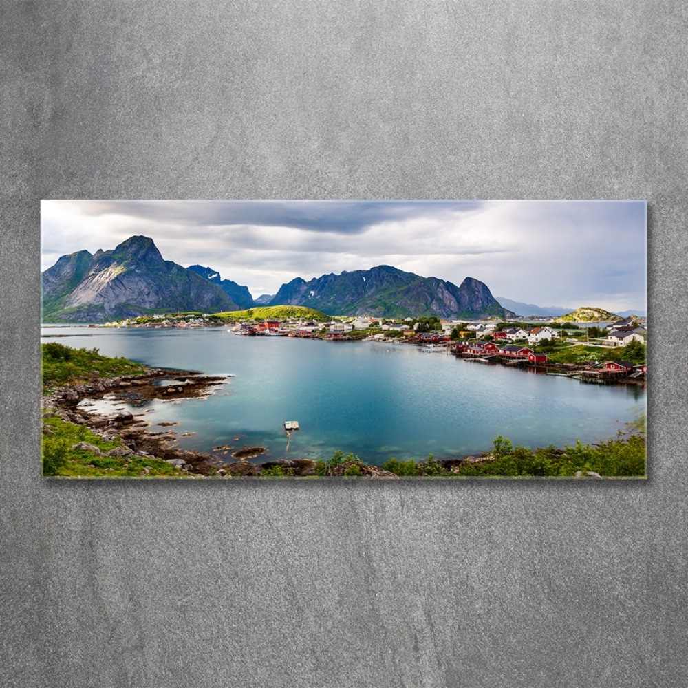 Foto obraz szklany Lofoty w Norwegii