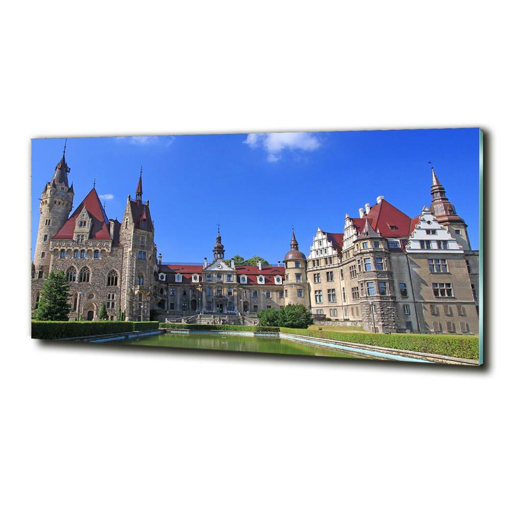 Foto obraz szklany Zamek Moszna Polska