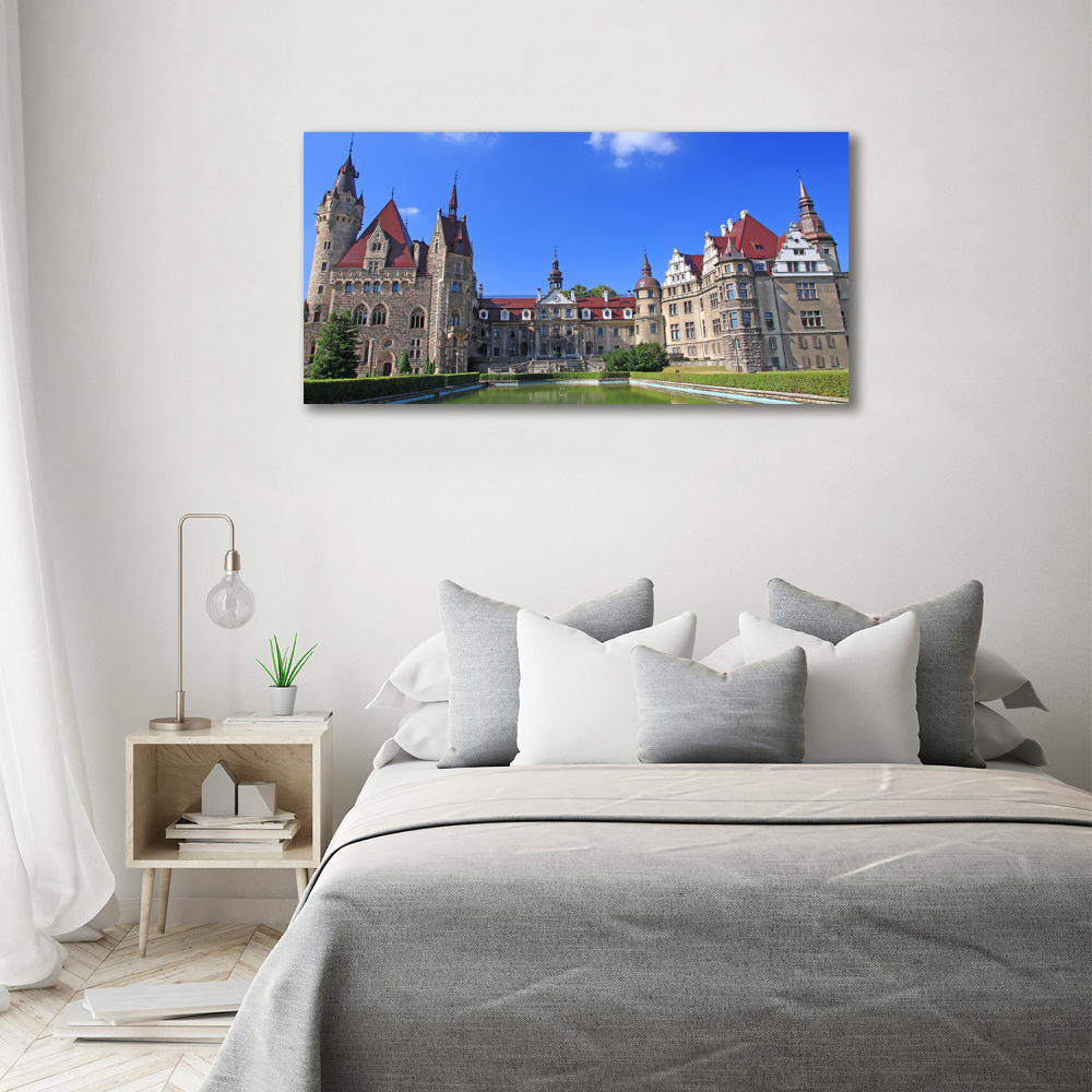 Foto obraz szklany Zamek Moszna Polska