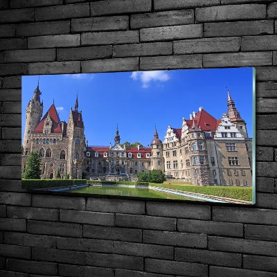 Foto obraz szklany Zamek Moszna Polska