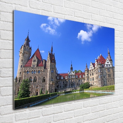 Foto obraz szklany Zamek Moszna Polska