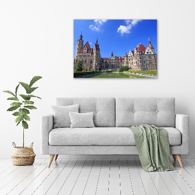 Foto obraz szklany Zamek Moszna Polska