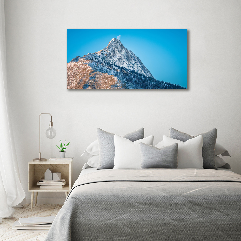 Foto obraz szkło hartowane Giewont Tatry