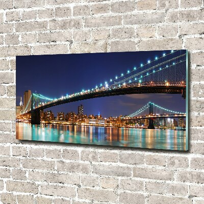 Foto obraz szklany Manhattan Nowy Jork
