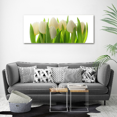 Foto obraz szkło hartowane Tulipany
