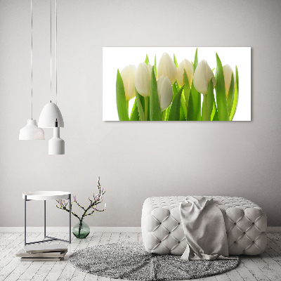 Foto obraz szkło hartowane Tulipany