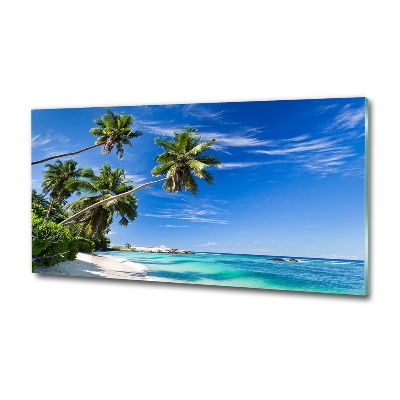 Foto obraz szklany Tropikalna plaża