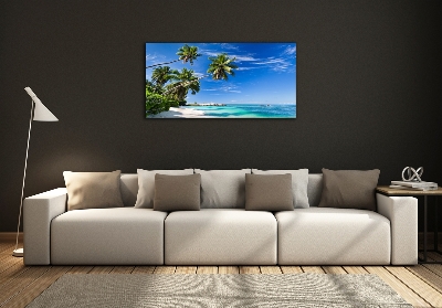 Foto obraz szklany Tropikalna plaża