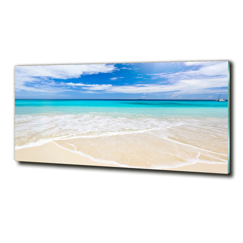 Foto obraz szklany Tropikalna plaża