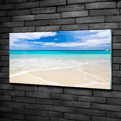 Foto obraz szklany Tropikalna plaża