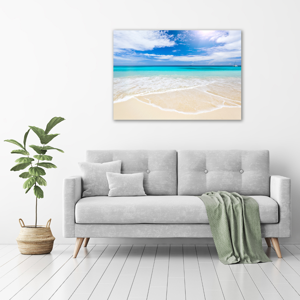 Foto obraz szklany Tropikalna plaża