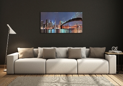 Foto obraz szklany Manhattan Nowy Jork
