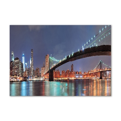 Foto obraz szklany Manhattan Nowy Jork