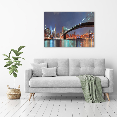 Foto obraz szklany Manhattan Nowy Jork