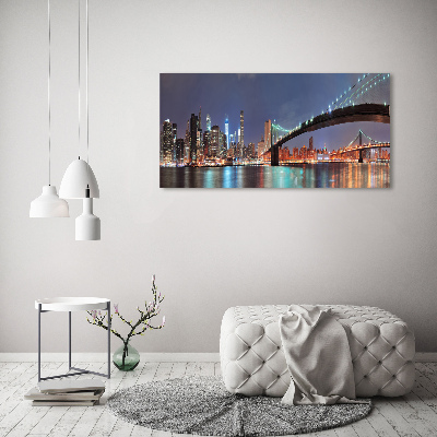 Foto obraz szklany Manhattan Nowy Jork