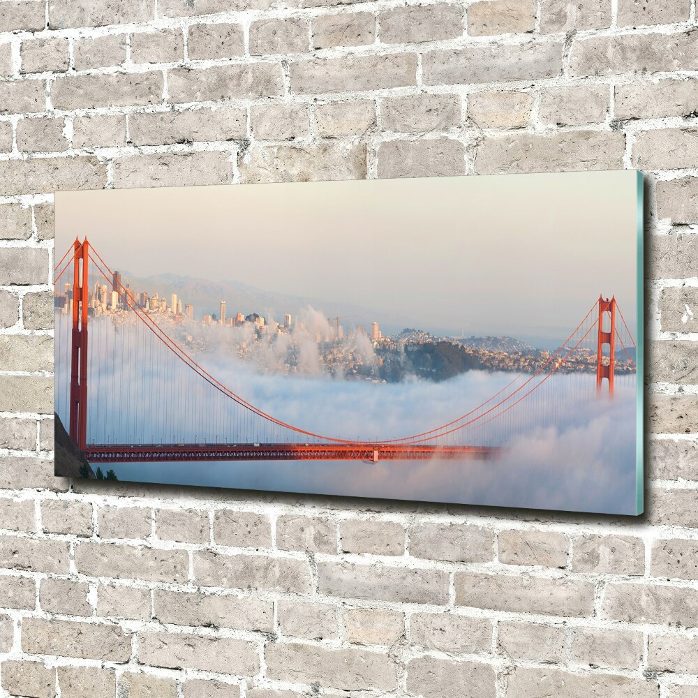 Foto obraz szklany Most San Francisco