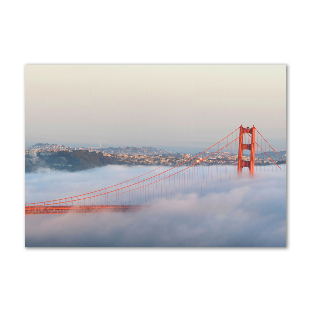 Foto obraz szklany Most San Francisco