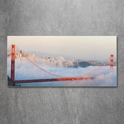 Foto obraz szklany Most San Francisco