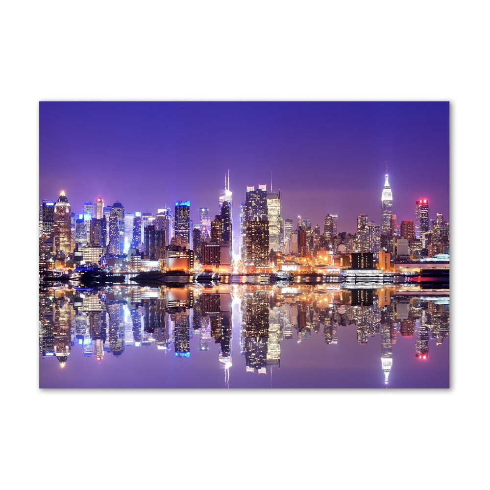 Foto obraz szklany Manhattan Nowy Jork