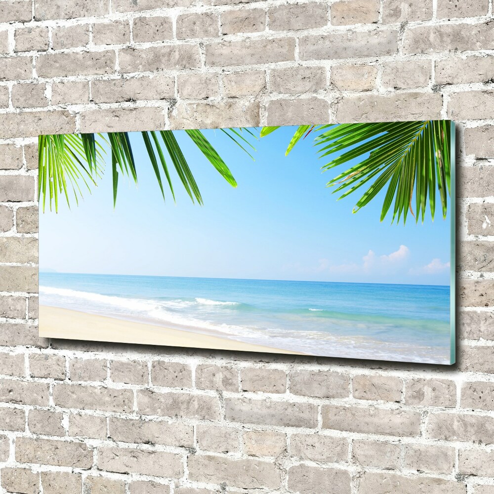 Foto obraz szklany Tropikalna plaża