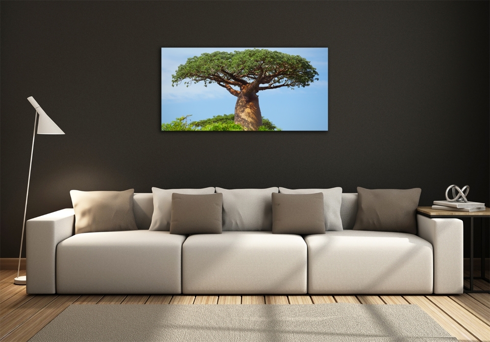 Foto obraz zdjęcie szkło hartowane Baobab