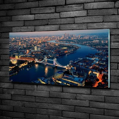 Foto obraz szklany Londyn z lotu ptaka
