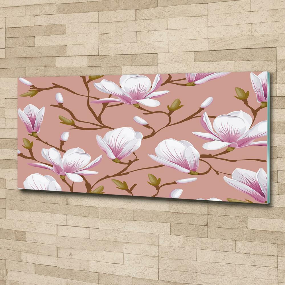 Foto obraz szkło hartowane Magnolia