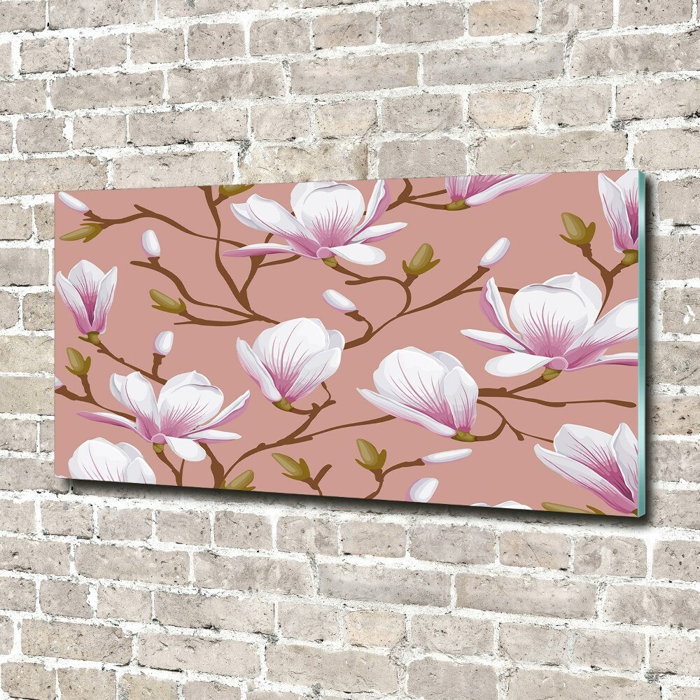 Foto obraz szkło hartowane Magnolia