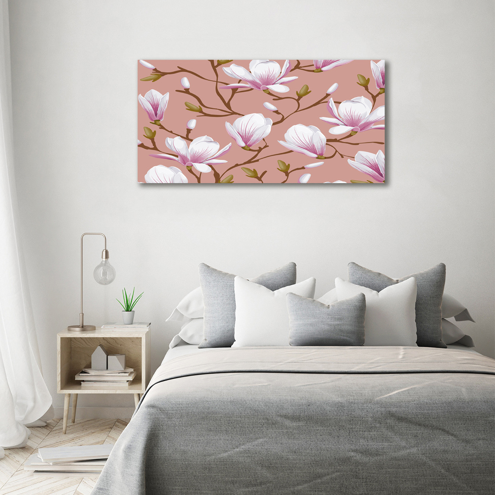 Foto obraz szkło hartowane Magnolia