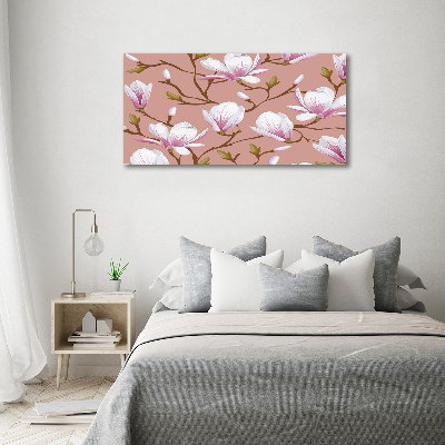 Foto obraz szkło hartowane Magnolia