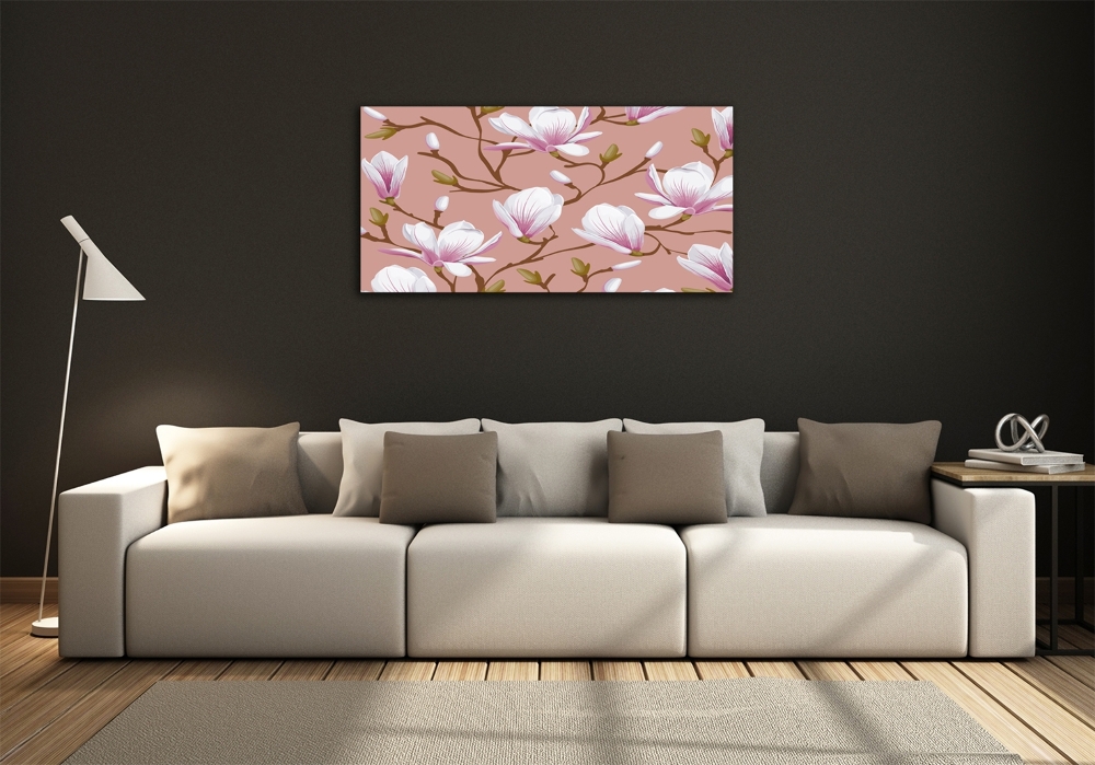 Foto obraz szkło hartowane Magnolia